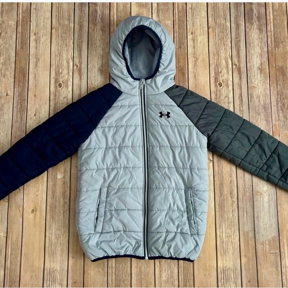 Under Armour Gray and Navy Jacket